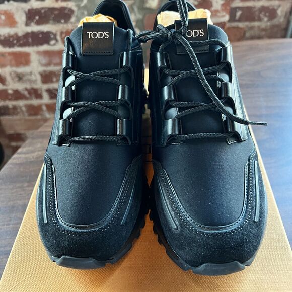 Tod\'s Men\'s Allacciata Black Sport Sneakers NIB $490 EUR 6.5 Fits like US 8-8.5 main image 6